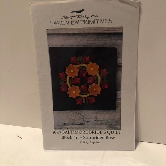 Twelve LAKE VIEW PRIMATIVES quilt patterns. All intact and ready for you to use - Picture 11 of 14